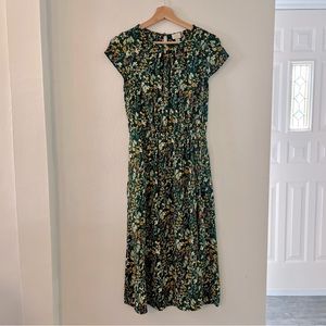 Floral midi dress (with pockets!)